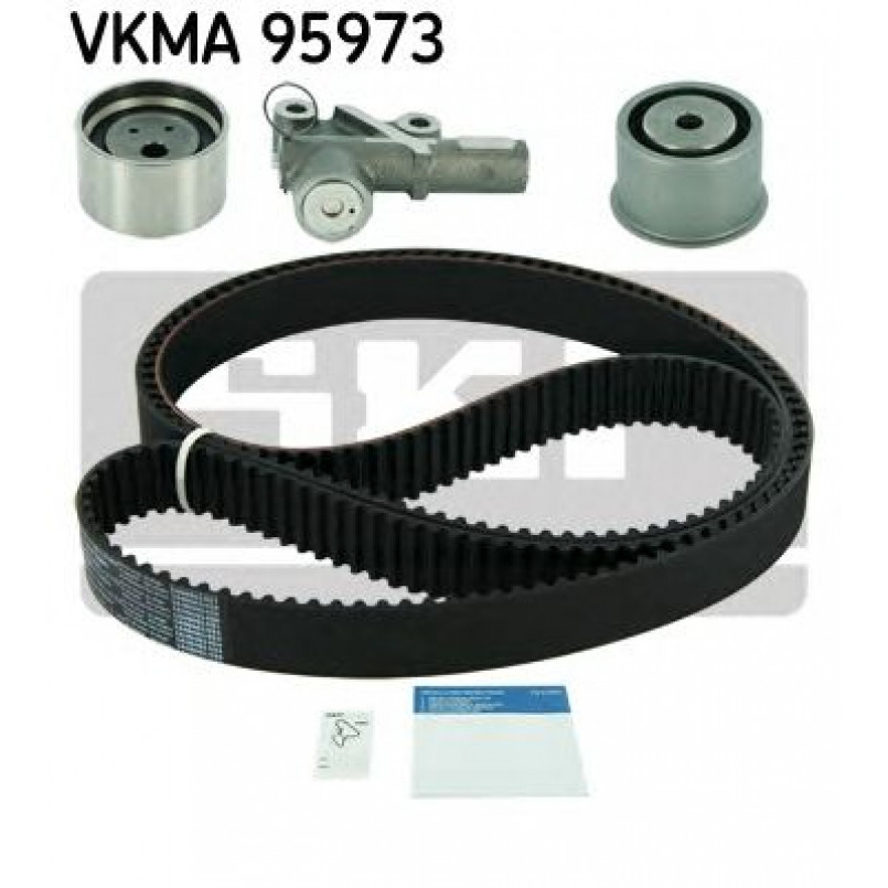 VKMA 95973 SKF Комплект (ремінь+ролики)